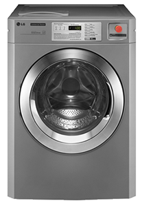 Lavadora y secadora comercial semi industrial LG cimelco negocio lavanderia