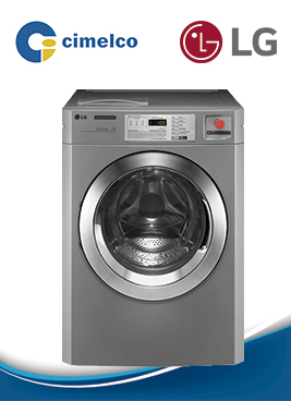 Lavadora comercial semi industrial 15 kg. marca LG negocio lavanderia franquicia cimelco peru