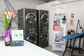Idea negocio lavanderia comercial peso LG Cimelco peru franquicia Peru Bolivia Ecuador Puerto rico Panama