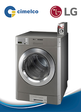 Secadora comercial de 14 kg marca LG modelo Titan. Ideal para lavanderias hoteleras. Permite secado de sabanas. Cimelco Peru